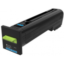 Lexmark - Cyan - original - toner cartridge LCCP, LRP - for Lexmark CS820de, CS820dte, CS820dtfe