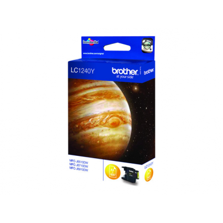 Brother LC1240Y - Yellow - original - ink cartridge - for Brother DCP-J525, J725, J925, MFC-J430, J5910, J625, J6510, J6710, J6910, J825 - 3