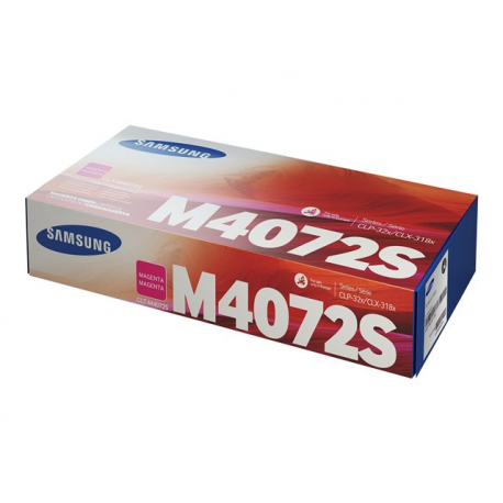 Samsung CLT-M4072S - Magenta - original - toner cartridge (SU262A) - for Samsung CLP-325, CLX-3180, CLX-3185, CLX-3186 - 1