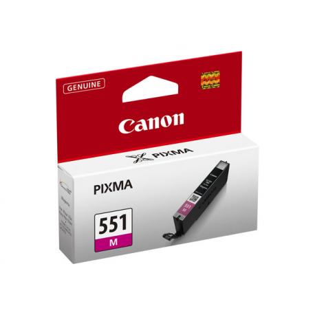 Canon CLI-551M - 7 ml - magenta - original - ink tank - for PIXMA iP8750, iX6850, MG5550, MG5650, MG5655, MG6450, MG6650, MG7150, MG7550, MX725, MX925 - 2