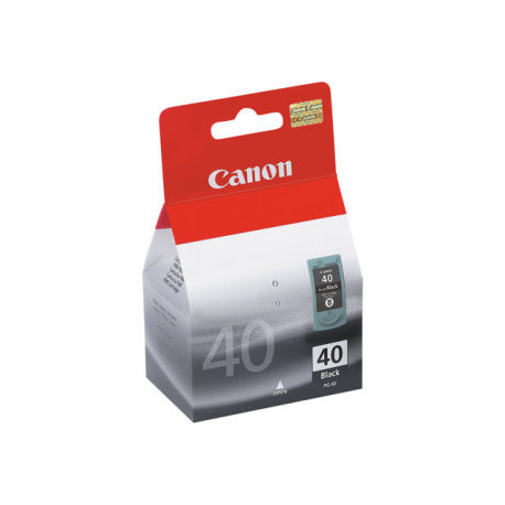 Canon PG-40BK - 16 ml - High Yield - pigmented black - original - ink cartridge - for FAX JX210; PIXMA iP1800, iP1900, iP2600, MP140, MP190, MP210, MP220, MP470, MX300, MX310 - 5