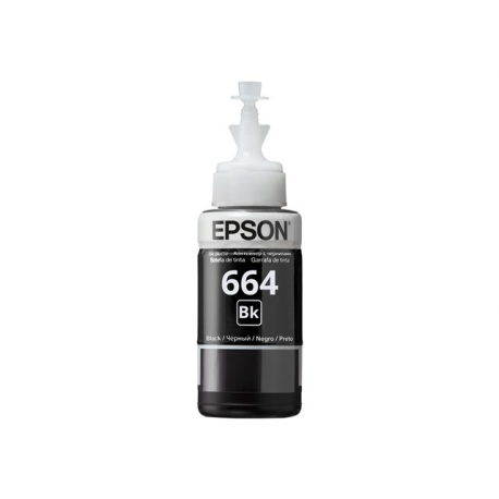 Epson T6641 - 70 ml - black - original - ink refill - for Epson L386; EcoTank ET-2600, 2650, L121; EcoTank ITS L3050, L3060, L3070 - 3