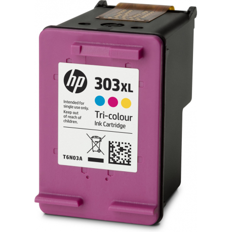 HP 303XL - 10 ml - High Yield - colour (cyan, magenta, yellow) - original - ink cartridge - for Envy Photo 62XX, Photo 71XX, Photo 78XX; Envy Inspire 72XX, 79XX; Tango - 1