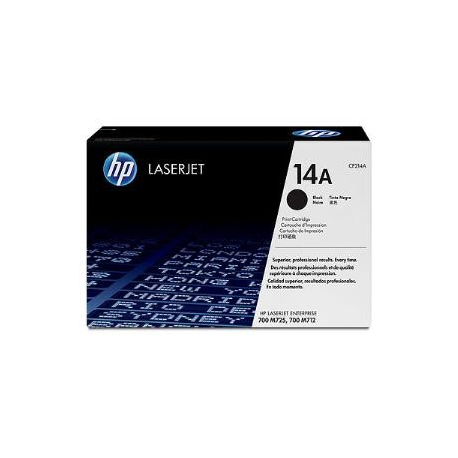 HP 14A - Black - original - LaserJet - toner cartridge (CF214A) - for LaserJet Enterprise 700, MFP M725dn, MFP M725f, MFP M725z, MFP M725z+ - 1