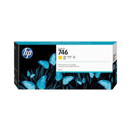 HP 746 - 300 ml - yellow - original - DesignJet - ink cartridge - for DesignJet HD Pro MFP, Z6, Z6dr, Z9+, Z9+dr - 0
