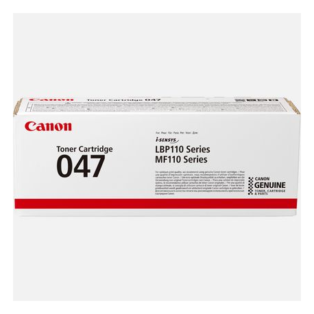 Canon 047 - Black - original - toner cartridge - for ImageCLASS MF113w; i-SENSYS LBP112, LBP113w, MF112, MF113w - 2