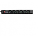 Eaton Protection Strip PS6D - Surge protector - AC 220-250 V - 2500 Watt - output connectors: 6 - black