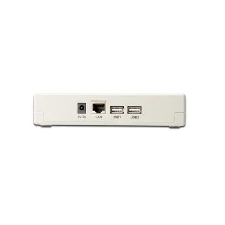 DIGITUS DN-13006-1 - Print server - USB 2.0  /  parallel - 10 / 100 Ethernet - 2