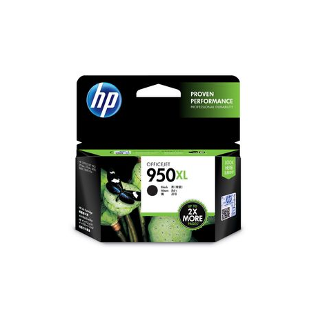 HP 950XL - High Yield - black - original - Officejet - ink cartridge - for Officejet Pro 251, 276, 8100, 8600, 8600 N911, 8610, 8615, 8616, 8620, 8625, 8630, 8640 - 1
