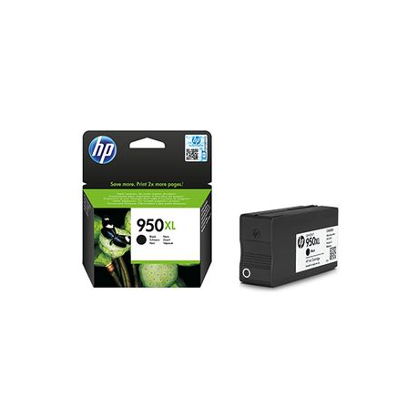 HP 950XL - High Yield - black - original - Officejet - ink cartridge - for Officejet Pro 251, 276, 8100, 8600, 8600 N911, 8610, 8615, 8616, 8620, 8625, 8630, 8640 - 2