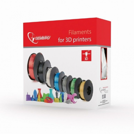 Gembird - Grey - 1 kg - 330 m - PLA filament (3D) - 1