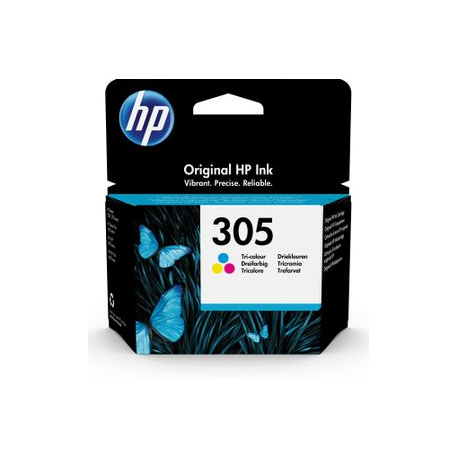 HP 305 - 2 ml - colour (cyan, magenta, yellow) - original - ink cartridge - for Deskjet 1255, 23XX, 27XX, 41XX; DeskJet Plus 41XX; Envy 60XX, 64XX; ENVY Pro 64XX - 1
