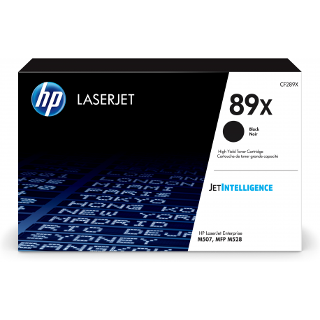 HP 89X - High capacity - black - original - LaserJet - toner cartridge (CF289X) - for LaserJet Enterprise M507, MFP M528; LaserJet Enterprise Flow MFP M528 - 0