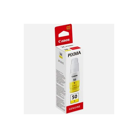 Canon GI 50 Y - Yellow - original - ink refill - for PIXMA G5050, G6050, G7050, GM2050, GM4050 - 1