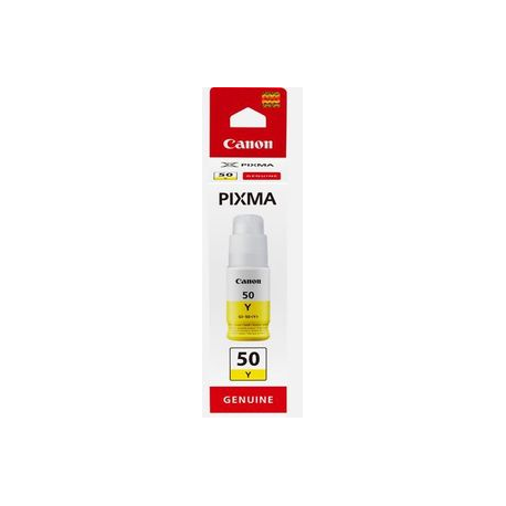 Canon GI 50 Y - Yellow - original - ink refill - for PIXMA G5050, G6050, G7050, GM2050, GM4050 - 2