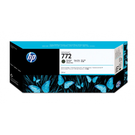 HP 772 - 300 ml - matte black - original - DesignJet - ink cartridge - for DesignJet HD Pro MFP, SD Pro MFP, Z5200 PostScript, Z5400 PostScript ePrinter - 2