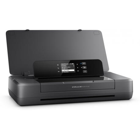 HP Officejet 200 Mobile Printer - Printer - colour - ink-jet - A4/Legal - 1200 x 1200 dpi - up to 20 ppm (mono) / up to 19 ppm (colour) - capacity: 50 sheets - USB 2.0, USB host, Wi-Fi - 9