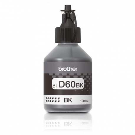 Brother BTD60BK - Ultra High Yield - black - original - ink refill - for Brother DCP-T220, T310, T420, T425, T510, T520, T525, T720, T820, MFC-T4500, T910, T920 - 1