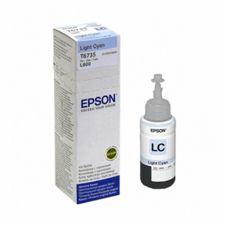 Epson T6735 - 70 ml - light cyan - original - ink refill - for Epson L1800, L800, L805, L810, L850 - 1