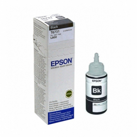 Epson T6731 - 70 ml - black - original - ink refill - for Epson L1800, L800, L805, L810, L850 - 1