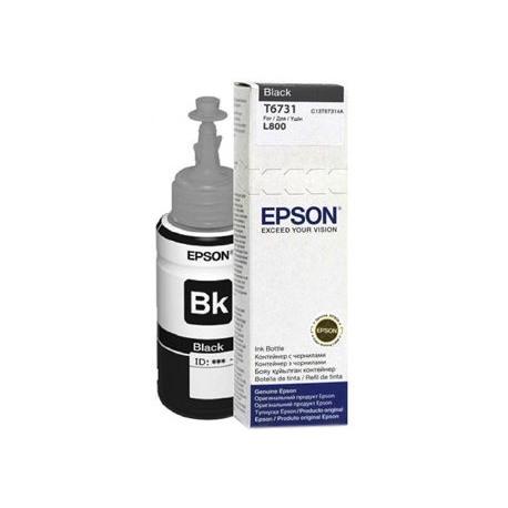 Epson T6731 - 70 ml - black - original - ink refill - for Epson L1800, L800, L805, L810, L850 - 2