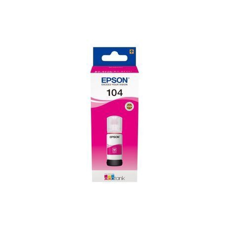Epson EcoTank 104 - 65 ml - magenta - original - ink tank - for EcoTank ET-1810, 2715, 2721, 2810, 2811, 2812, 2814, 2815, 2820, 2821, 2825, 2826, 4800 - 0
