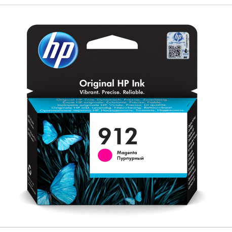 HP 912 - 2.93 ml - magenta - original - ink cartridge - for Officejet 80XX; Officejet Pro 80XX - 0