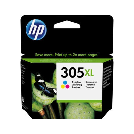 HP 305XL - 5 ml - High Yield - colour (cyan, magenta, yellow) - original - ink cartridge - for Deskjet 23XX, 27XX, 41XX; DeskJet Plus 41XX; Envy 60XX, 64XX; ENVY Pro 64XX - 0
