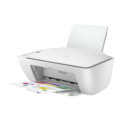 HP Deskjet 2710e All-in-One - Multifunction printer - colour - ink-jet - 216 x 297 mm (original) - A4 / Legal (media) - up to 6 ppm (copying) - up to 7.5 ppm (printing) - 60 sheets - USB 2.0, Bluetooth, Wi-Fi(n) - white - HP Instant Ink eligible - 4