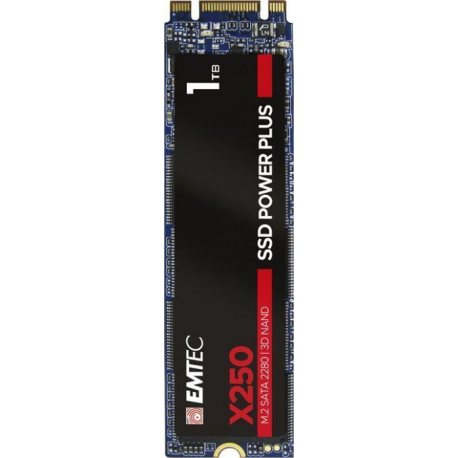 EMTEC SSD Power Plus X250 - SSD - 1 TB - internal - M.2 2280 - SATA 6Gb / s - 3