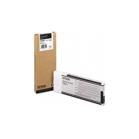 Epson T6061 - 220 ml - photo black - original - ink cartridge - for Stylus Pro 4800, Pro 4880, Pro 4880 AGFA - 0