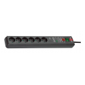 Brennenstuhl Secure-Tec - Surge protector - 3.5 kW - output connectors: 6 - anthracite