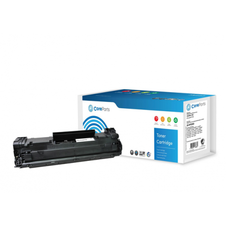 CoreParts - Black - compatible - toner cartridge - for HP LaserJet Pro M1132 MFP, M1212nf MFP, M1217nfw MFP, P1102, P1102W - 0