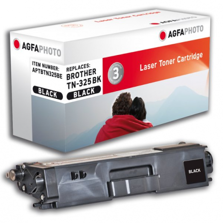 AgfaPhoto - Black - compatible - remanufactured - toner cartridge (alternative for: Brother TN325BK) - for Brother DCP-9055, DCP-9270, HL-4140, HL-4150, HL-4570, MFC-9460, MFC-9465, MFC-9970 - 0