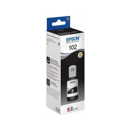 Epson 102 - 127 ml - black - original - ink tank - for EcoTank ET-15000, 2750, 2751, 2756, 2850, 2851, 2856, 3850, 4750, 4850, 4856 - 6