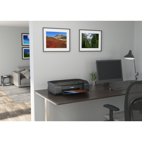 Canon PIXMA PRO-200S - Printer - colour - ink-jet - A3 Plus - up to 2.83 min/page (mono) / up to 1.5 min/page (colour) - capacity: 100 sheets - LAN, Wi-Fi(n), USB 2.0 - 3