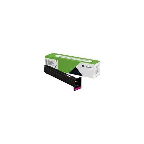 Lexmark - Magenta - original - box - toner cartridge LCCP, LRP - for Lexmark CX833se - 1