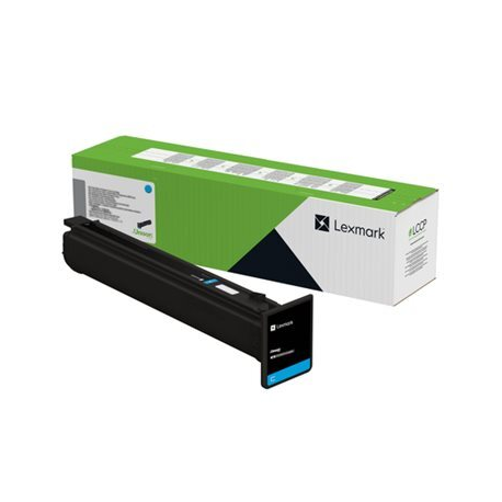 Lexmark - Cyan - original - box - toner cartridge LCCP, LRP - 0
