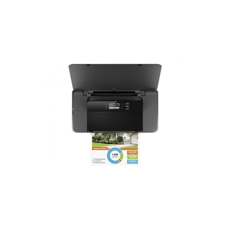 HP Officejet 200 Mobile Printer - Printer - colour - ink-jet - A4 / Legal - 1200 x 1200 dpi - up to 20 ppm (mono)  /  up to 19 ppm (colour) - capacity: 50 sheets - USB 2.0, USB host, Wi-Fi - 3