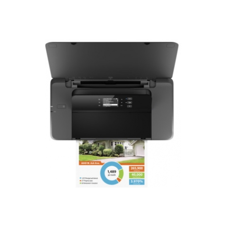 HP Officejet 200 Mobile Printer - Printer - colour - ink-jet - A4 / Legal - 1200 x 1200 dpi - up to 20 ppm (mono)  /  up to 19 ppm (colour) - capacity: 50 sheets - USB 2.0, USB host, Wi-Fi - 8