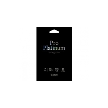 Canon Photo Paper Pro Platinum - 100 x 150 mm - 300 g / m² - 20 sheet(s) photo paper - for PIXMA iP3600, MP240, MP480, MP620, MP980 - 0