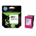 HP 301XL - High Yield - colour (cyan, magenta, yellow) - original - ink cartridge - for Deskjet 1050A J410, 1051A J410, 10XX, 10XX J410, 15XX, 2000, 2050 J510, 2050A J510, 2054A J510, 25XX, 3000, 3050 J610, 3050A J611, 3052A J611, 3054A J611, 3055A J611, 3057A J611, 3059A J611, 3510; Envy 450X, 553X; Officejet 26XX, 46XX