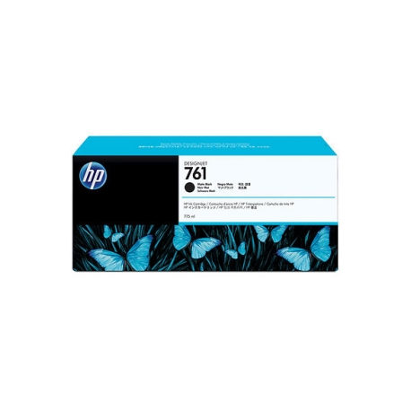 HP 761 - 775 ml - high capacity - matte black - original - DesignJet - ink cartridge - for DesignJet T7100, T7200 Production Printer - 1