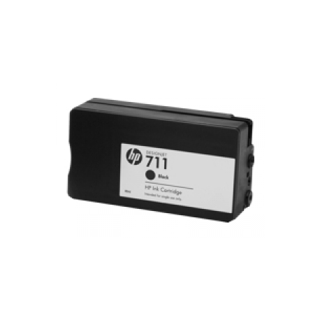 HP 711 - 80 ml - black - original - ink cartridge - for DesignJet T100, T120, T120 ePrinter, T125, T130, T520, T520 ePrinter, T525, T530 - 0