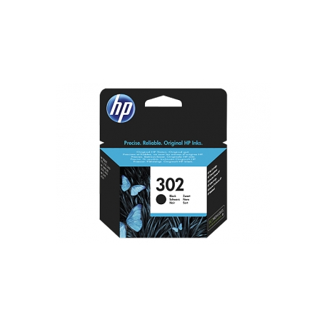 HP 302 - 3.5 ml - black - original - ink cartridge - for Deskjet 11XX, 21XX, 36XX; Envy 451X, 452X; Officejet 38XX, 46XX, 52XX - 0