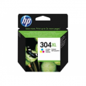 HP 304XL - High Yield - colour (cyan, magenta, yellow) - original - ink cartridge - for AMP 130; Deskjet 26XX, 37XX; Envy 50XX
