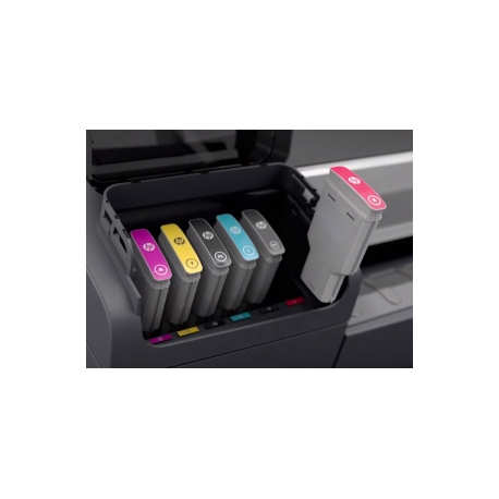 HP 745 - 130 ml - yellow - original - DesignJet - ink cartridge - for DesignJet HD Pro MFP, Z2600 PostScript, Z5600 PostScript - 0