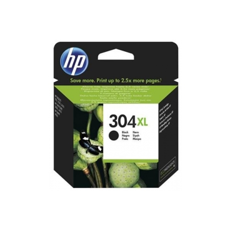 HP 304XL - High Yield - black - original - ink cartridge - for AMP 130; Deskjet 26XX, 37XX; Envy 50XX - 0