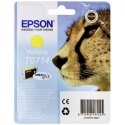 Epson T0714 - 5.5 ml - yellow - original - ink cartridge - for Stylus DX9400, SX115, SX210, SX215, SX218, SX415, SX515, SX610; Stylus Office BX310, BX610