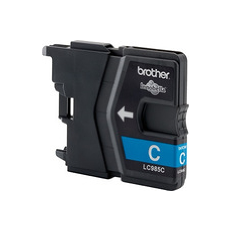 Brother LC985C - Cyan - original - ink cartridge - for Brother DCP-J125, DCP-J140, DCP-J315, DCP-J515, MFC-J220, MFC-J265, MFC-J410, MFC-J415 - 0
